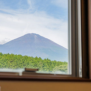客室からの富士山